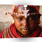 Kenyan Tribes Samburu Dancer A1 Xlarge Canvas