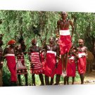Kenyan Tribes Samburu Tribal Dancers Samburu A1 Xlarge Canvas