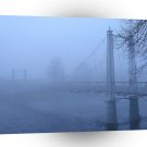 Landscape Historical Bridge Fog A1 Xlarge Canvas
