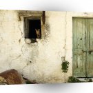 Landscape Old House Door Cat A1 Xlarge Canvas