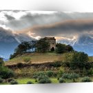 Landscape Old House Trees A1 Xlarge Canvas