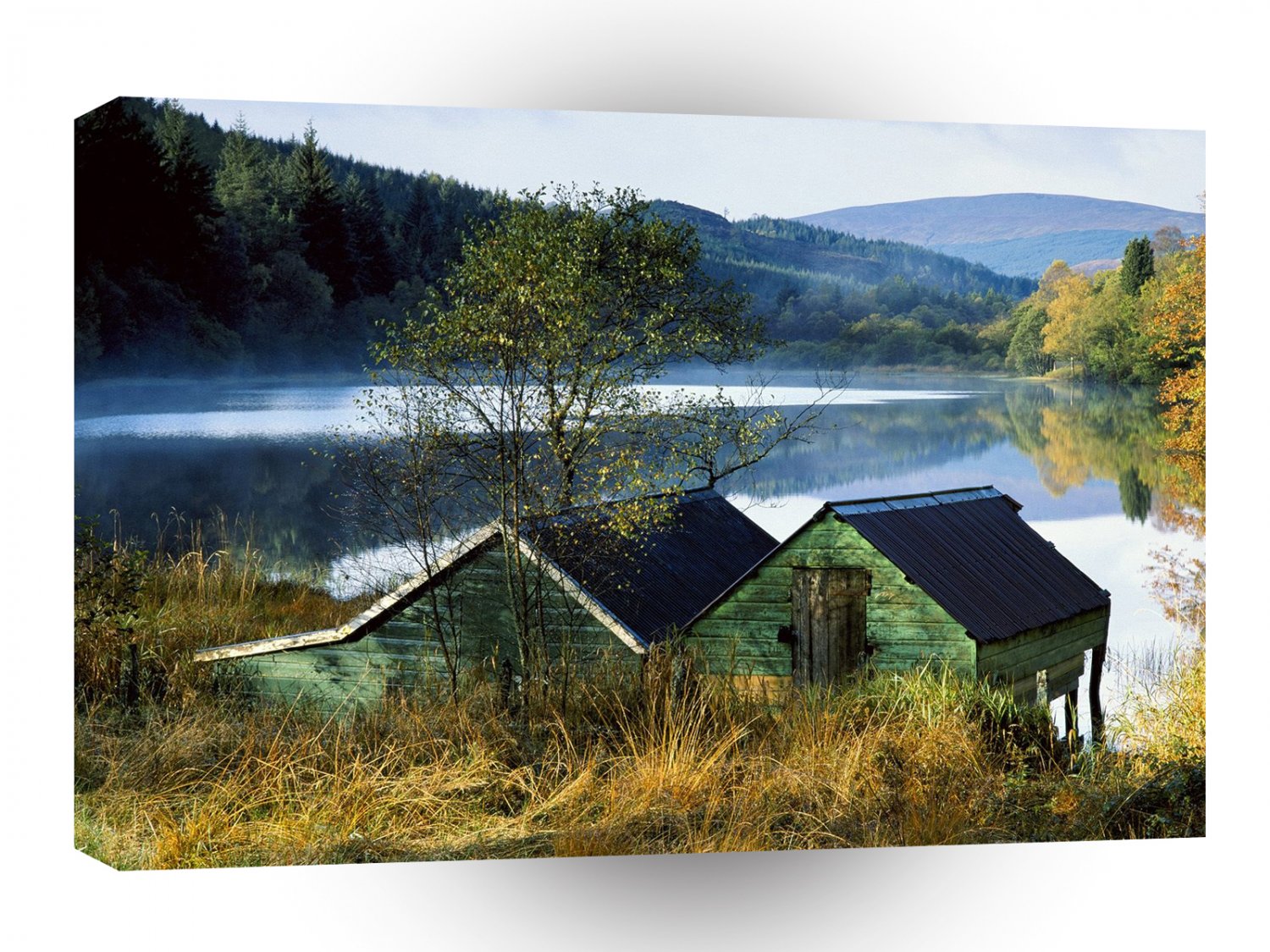 Landscape Old Hut Lake A1 Xlarge Canvas