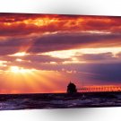 Lighthouses Grand Haven South Pierhead Michigan A1 Xlarge Canvas