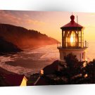 Lighthouses Heceta Sunset Devils Elbow Oregon A1 Xlarge Canvas