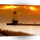 Lighthouses Ludington North Pierhead Michigan A1 Xlarge Canvas