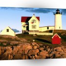 Lighthouses Nubble Cape Neddick York Maine A1 Xlarge Canvas