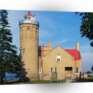 Lighthouses Old Mackinac Point Light Mackinaw City Michigan A1 Xlarge Canvas