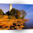 Lighthouses Point Aux Barques Port Austin Michigan A1 Xlarge Canvas