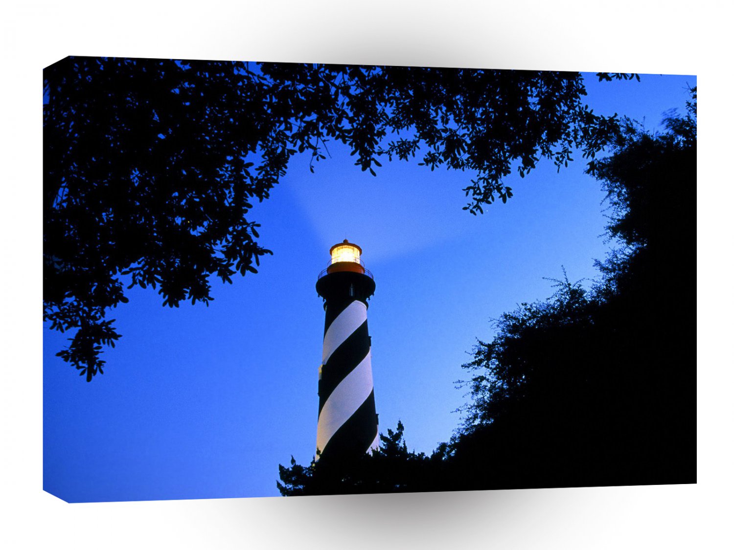 Lighthouses St Augustine At Twilight Florida A1 Xlarge Canvas