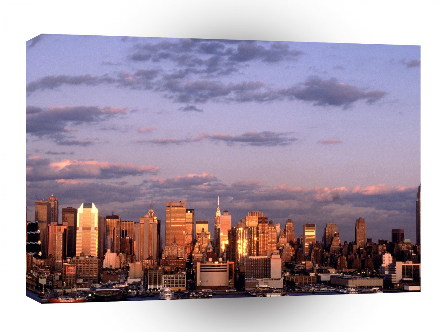 New York Skyline Dusk A1 Xlarge Canvas