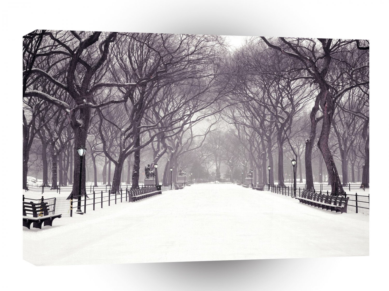 New York Statuary Walk Central Park A1 Xlarge Canvas
