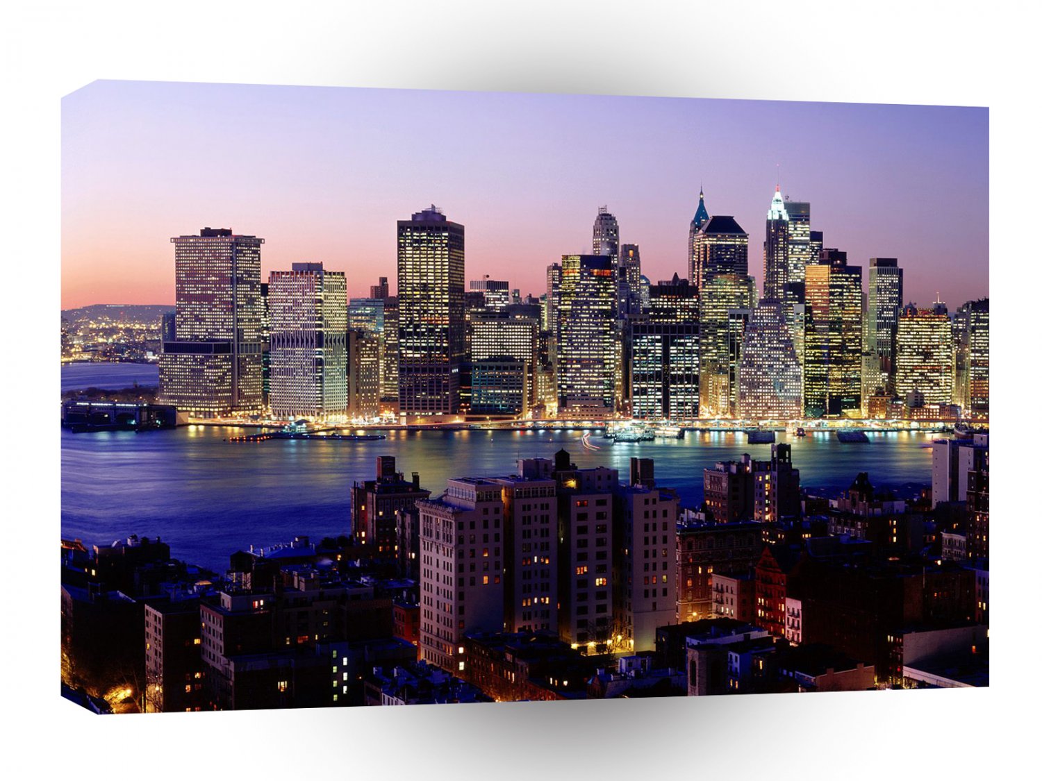New York Twilight Sky A1 Xlarge Canvas