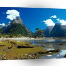 New Zealand Mitre Peakshores Milford Sound A1 Xlarge Canvas