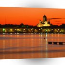 North Europe Orange Twilight Helsinki Finland A1 Xlarge Canvas