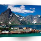 North Europe Sakrisoy Lofoten Islands Norway A1 Xlarge Canvas