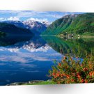 North Europe Ulvik Hardangerfjord Norway A1 Xlarge Canvas