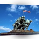 Patriotic Iwo Jima Memorial National Cemetery Washington A1 Xlarge Canvas