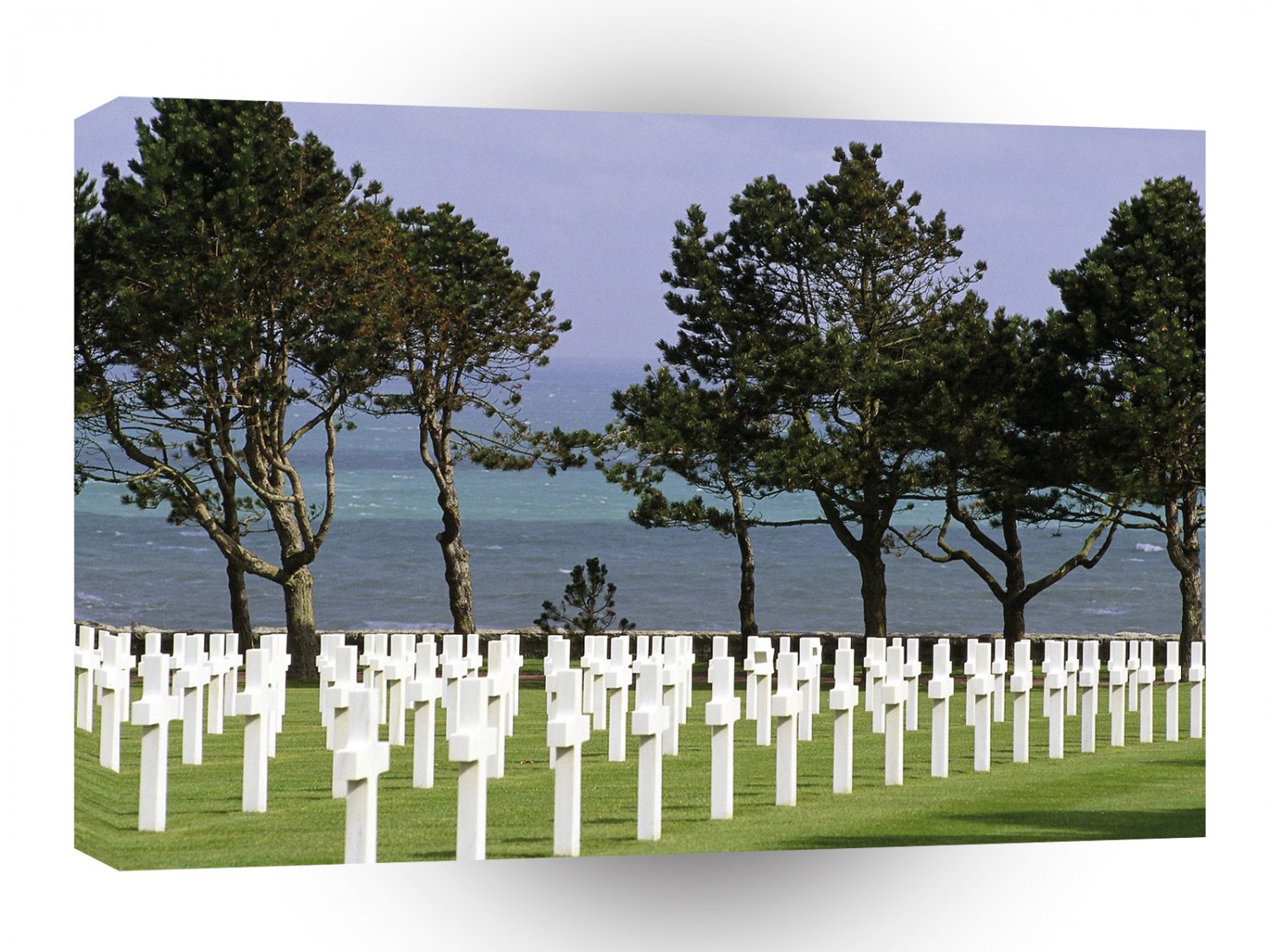 Patriotic Silent Remembrance Normandy American A1 Xlarge Canvas