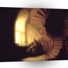 Rembrandt Art Philosopher In Meditation A1 Xlarge Canvas