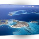 South America Aerial View Of Archipelago Venezuela A1 Xlarge Canvas