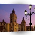 South America Cathedral Plaza De Armas Lima Peru A1 Xlarge Canvas