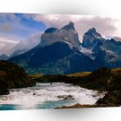 South America Cool Running Torres Del Painepark Chile A1 Xlarge Canvas