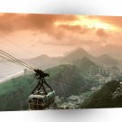 South America Rio De Janeiro At Sunset From Sugarloaf A1 Xlarge Canvas