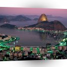 South America Sugar Loaf Mountain Rio De Janeiro Brazil A1 Xlarge Canvas