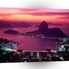 South America Sugarloaf Mountain Guanabara Janeiro Brazil A1 Xlarge Canvas