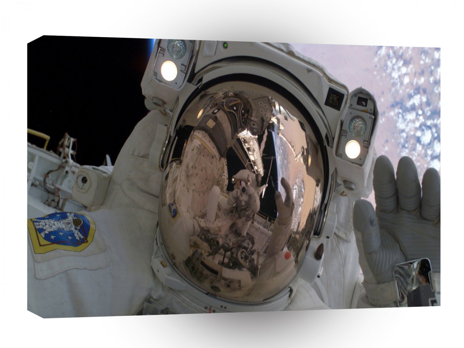 Space Astronaut Hello Guys A1 Xlarge Canvas