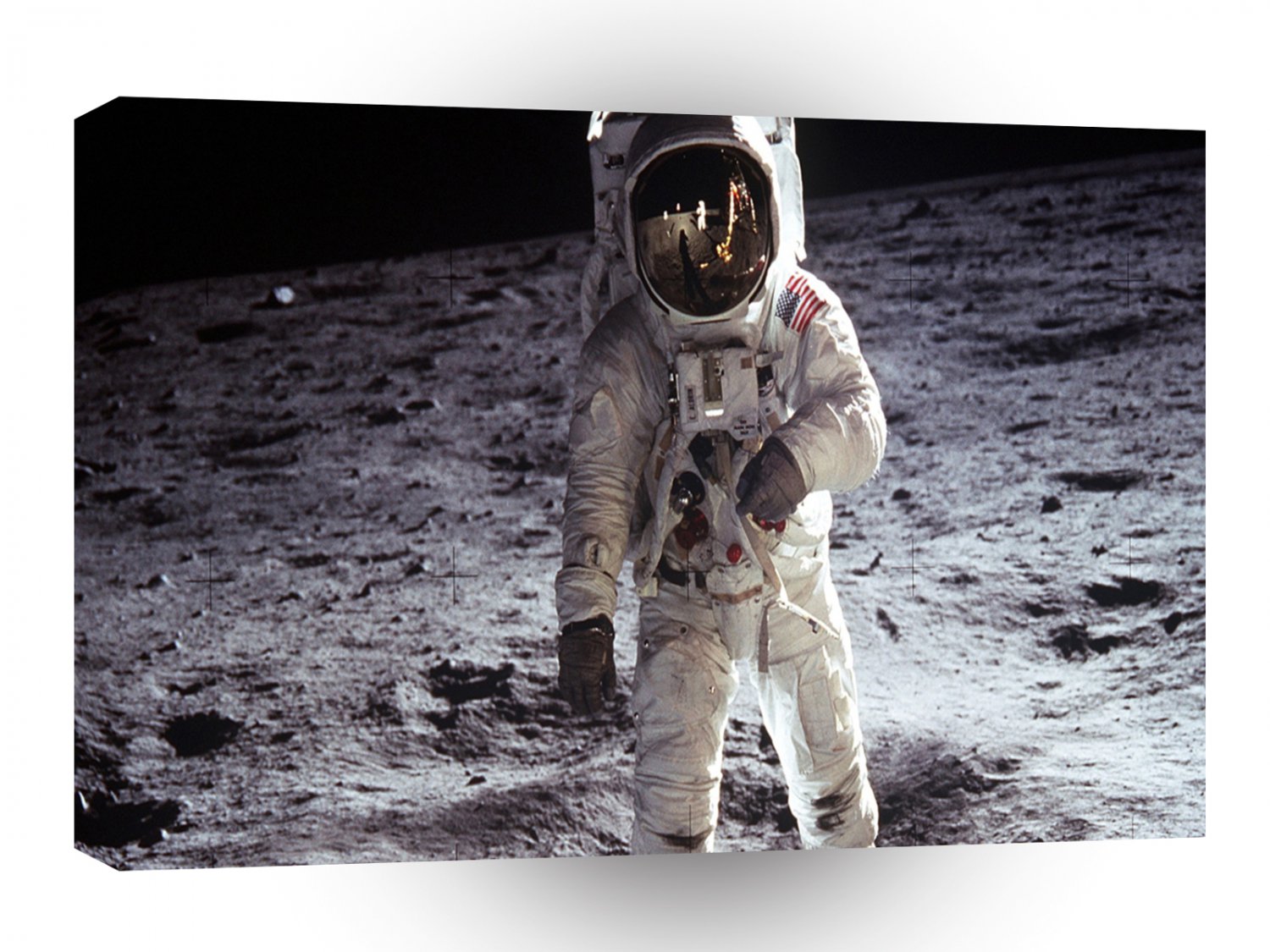Space Astronaut Moonwalk A1 Xlarge Canvas