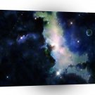 Space Cloudy Nebula Peace A1 Xlarge Canvas