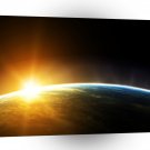 Space Earth Solar Horizon A1 Xlarge Canvas