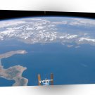 Space Satellite Orbits Earth A1 Xlarge Canvas