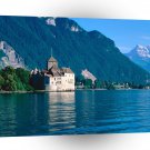 Switzerland Chateau De Chillon Lake Geneva A1 Xlarge Canvas