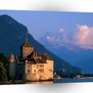 Switzerland Chateau De Chillon Montreu A1 Xlarge Canvas