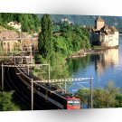 Switzerland Modern Marvels Chateau De Chillon Montreu A1 Xlarge Canvas