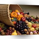 Thanksgiving Bountiful Harvest A1 Xlarge Canvas
