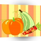 Thanksgiving Seasonal Symbols A1 Xlarge Canvas