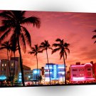 United States Neon Nightlife South Beach Miami Florida A1 Xlarge Canvas