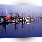 United States Still Boats Yaquina Bay Newport Oregon A1 Xlarge Canvas
