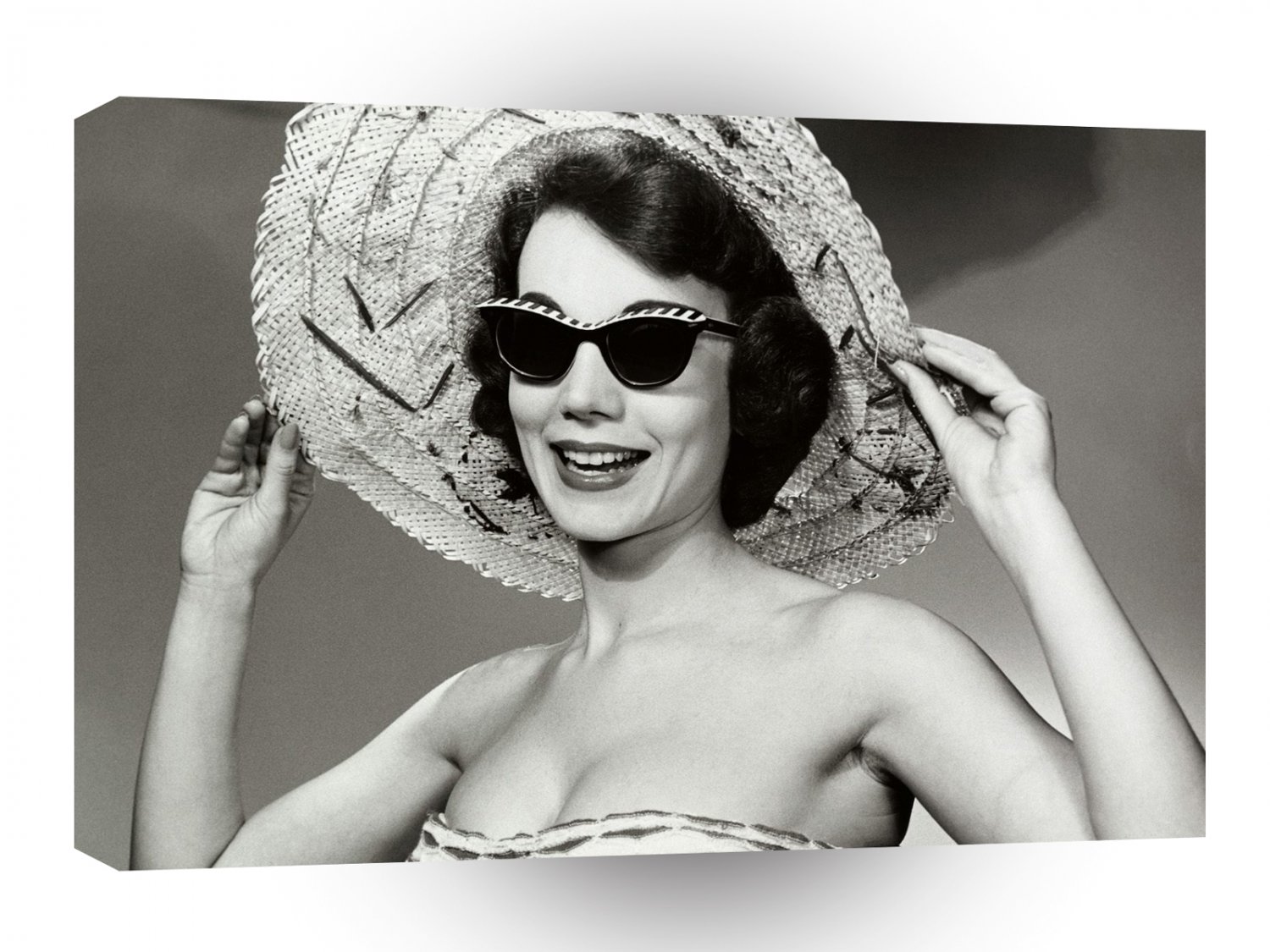 Vintage Mix Beach Time A1 Xlarge Canvas