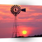Windmills Windmill At Sunset Near Colfax Washington A1 Xlarge Canvas