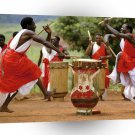 World Cultures Gitaga Drummers Highlands Of Burundi Africa A1 Xlarge Canvas