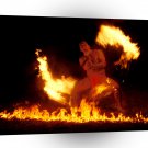 World Cultures Playing With Fire French Polynesia A1 Xlarge Canvas