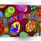 World Easter Eggs Happy A1 Xlarge Canvas