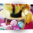 World Easter Eggs Rooster Basket A1 Xlarge Canvas