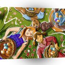 World Easter Family Relax A1 Xlarge Canvas