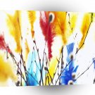 World Easter Feathers A1 Xlarge Canvas