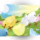 World Easter Hatching Chicks Colour Easter A1 Xlarge Canvas